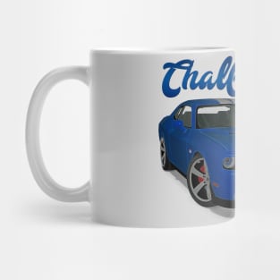 Challenger Srt-8 Blue Stripe Front Mug